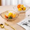 Flevance European Crystal Glass Fruit Plate