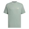 Golf HEAT Back Graphic Mock Neck Short Sleeve Shirt Silver Green [Adidas Golf] .RDY