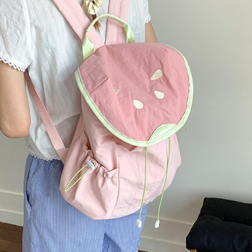 Fruit Series Backpacks School Backpacks Large Capacity Casual Daypacks Aesthetic Backpacks Drawstring Backpacks