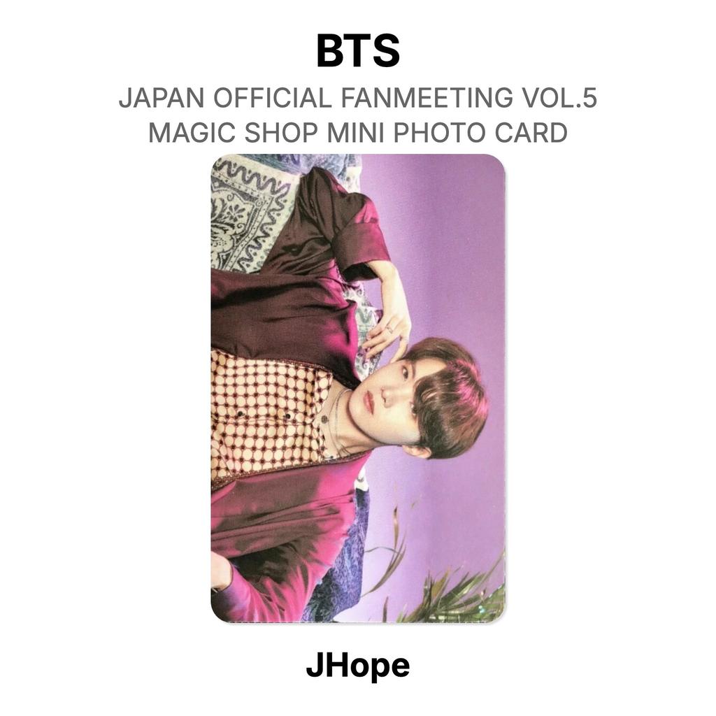 BTS JAPAN OFFICIAL FANMEETING VOL.5 MAGIC SHOP MINI PHOTO CARD Official Photocard