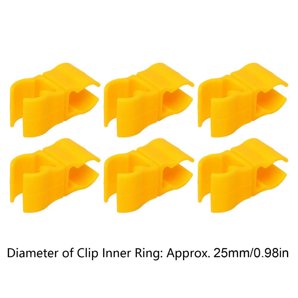 10PCS Plastic Football Training Flag Pole Clip Swivel Clips Connector Clip Agility Poles Clip Buckle Football Flag Pole Buckle