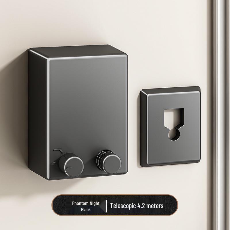 

Retractable Invisible Stainless Steel Clothesline for Indoor & Outdoor Use