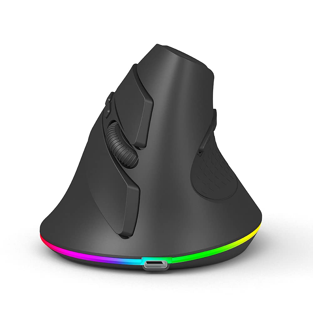 

Vertical USB Bluetooth 3 Large RGB 7 Vertical Ergonomic Compatible with Surface Mouse, Wireless, 5.1 Connection, Modes, Size, Lighting, Quiet,