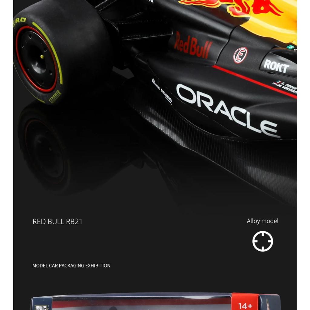 1/24 2023 Champion Red Bull RB19 1# Verstappen Racing Car Model Formula One Simulation Alloy Die Cast Super Car Model Kids Gifts