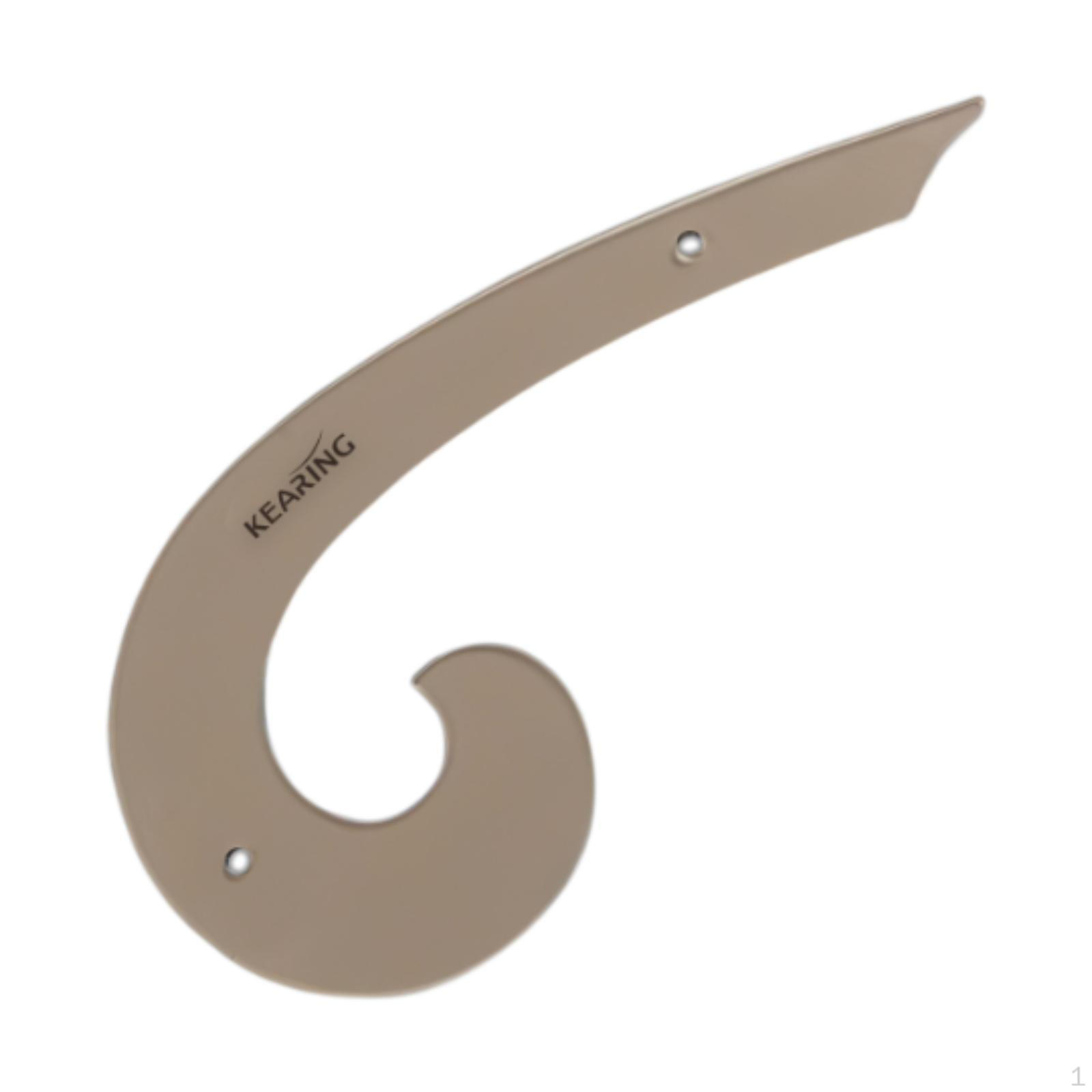 

Clear Imperial Ruler 12 inch Tailor Tool Dressmaking Clothes French Curve for Pattern Making