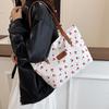 Sweet Cherry Print Shoulder Bag Large Capacity Trendy Women'S Handbag Tote Underarm Bag  Travel Storage Bag Birthday Gift