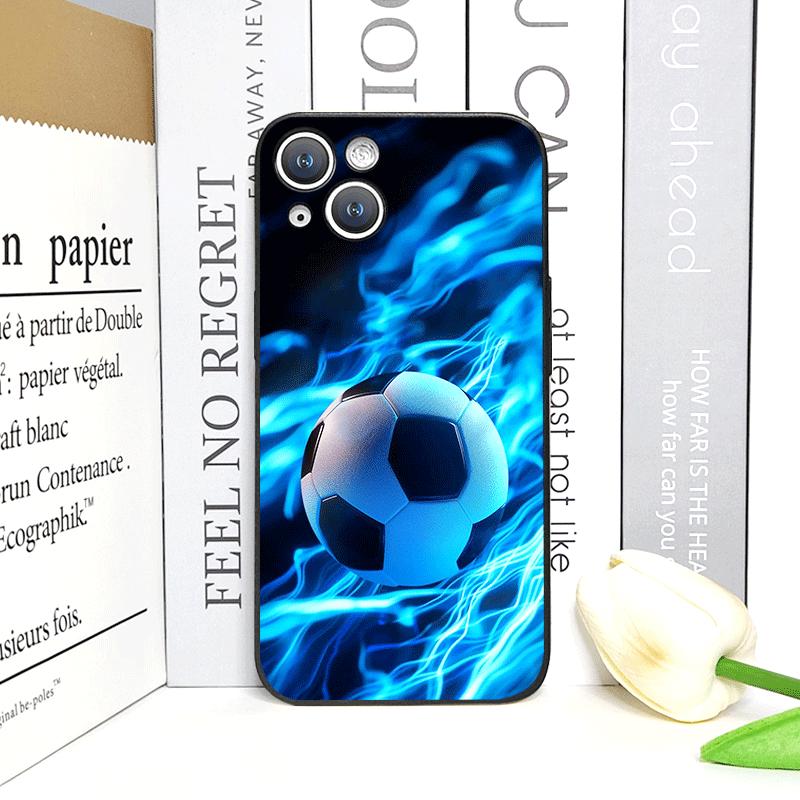 Creative Lightning Football Printed Phone Case for iPhone 17 16 12 11 14 13 15 Pro Max Mini XS MAX XR 7 8 14Plus TPU Soft Cover