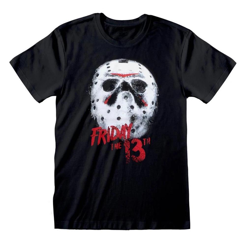 Official Licensed Friday The 13th White Mask T Shirt Horror Film Jason S