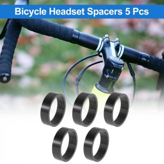 Bicycle Headset Spacers 10mm 318mm 1-14  Carbon Fiber Gloss Carbon Fiber