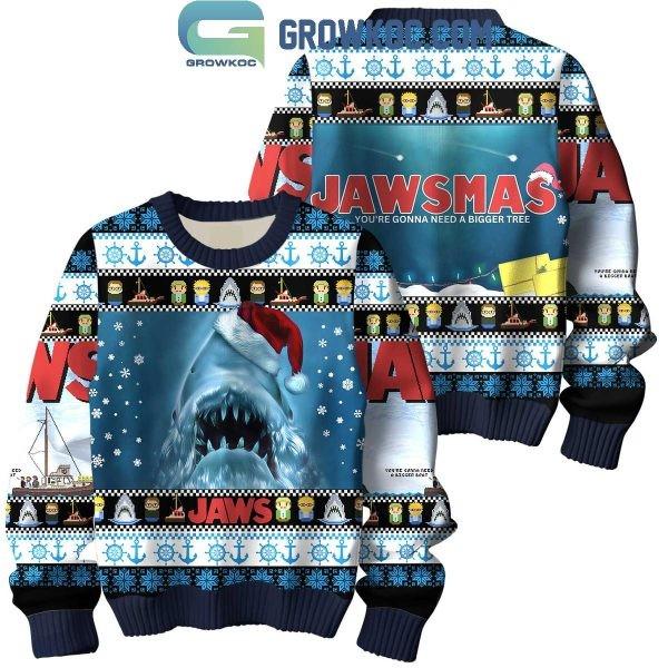 Jaws Christmas Holiday Ugly Sweater Unisex T-Shirt XL