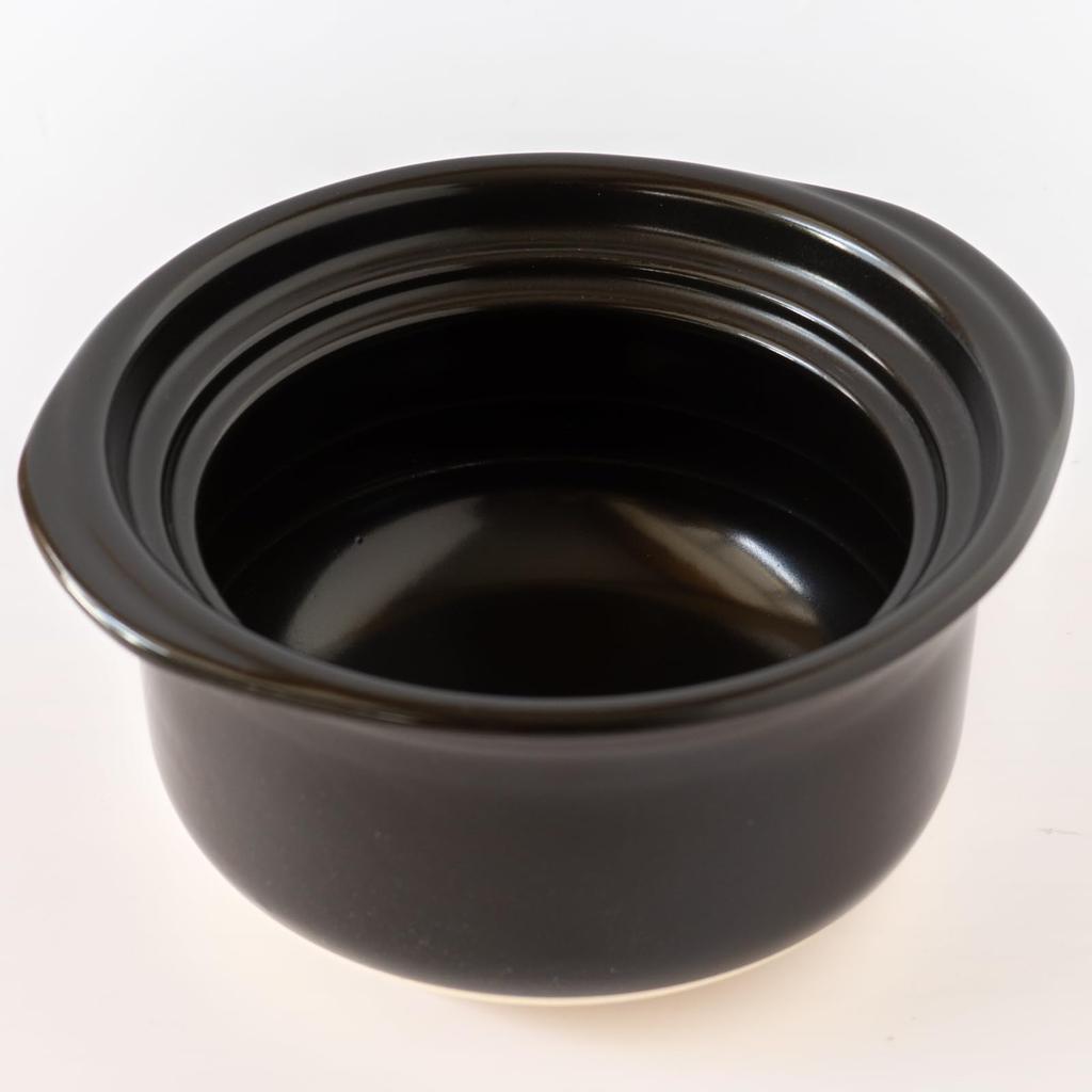 [2025 Authentic Product] Ginpo Touki Banko Ware Ginpo Chrysanthemum Rice Cooker, 2-cup capacity, "Double Lid," Earthenware Rice Cooker, Suitable for D