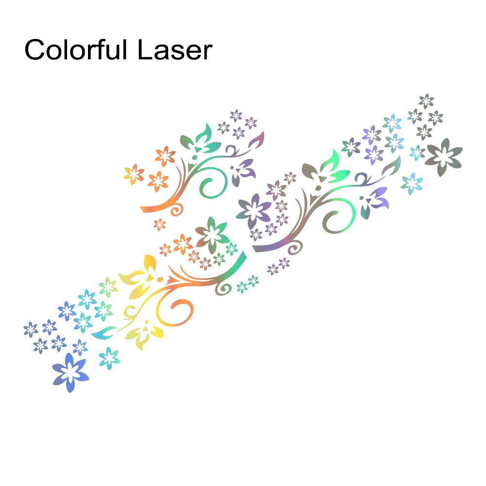 Car Decals Flower Rattan Graphics Sticker Flower Decorative Door Hood Bumper Wall Window Universal Vinyl Decal Auto Accessories
