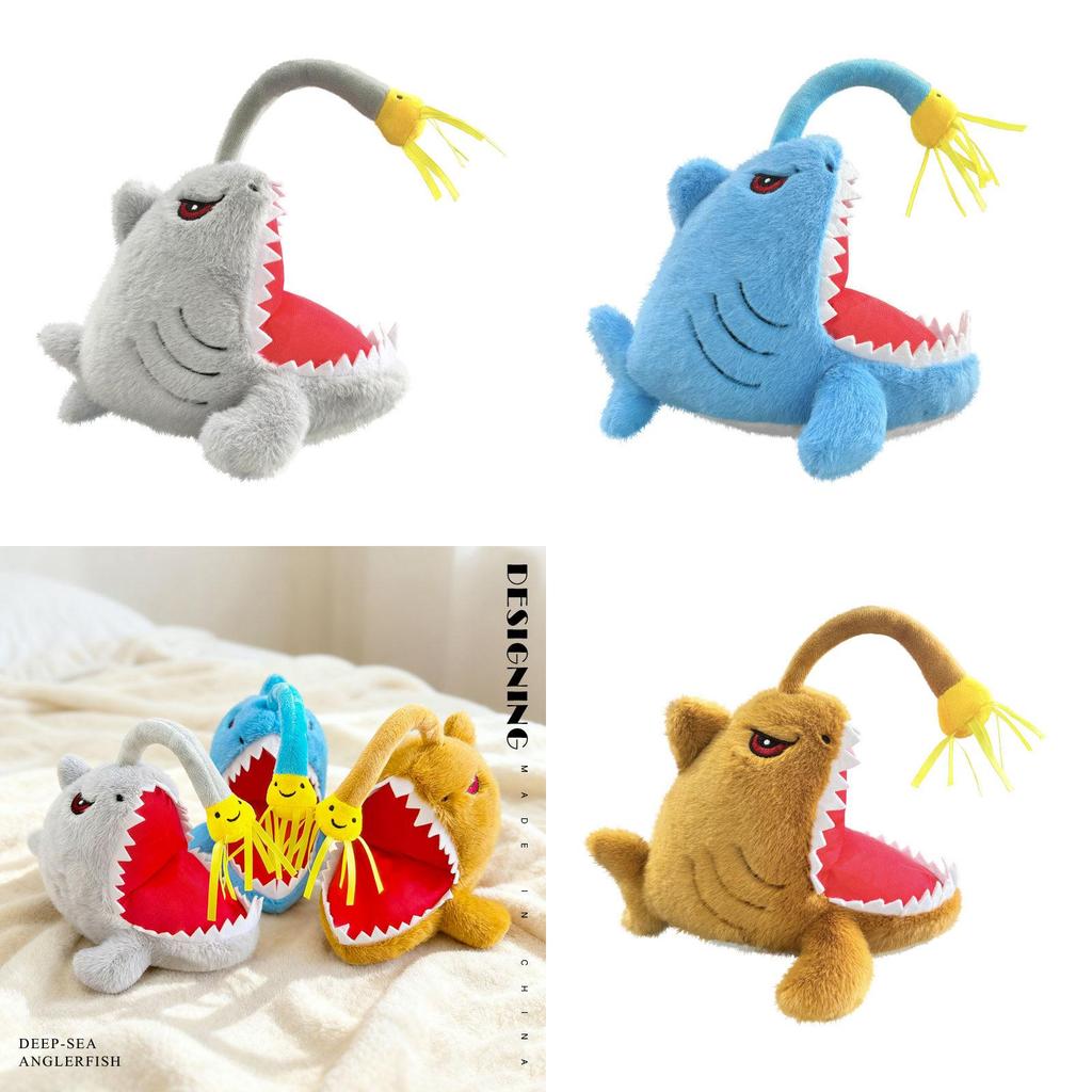 Monkfish Plush Toy With Pp Cotton Filling For Kids And Collectors