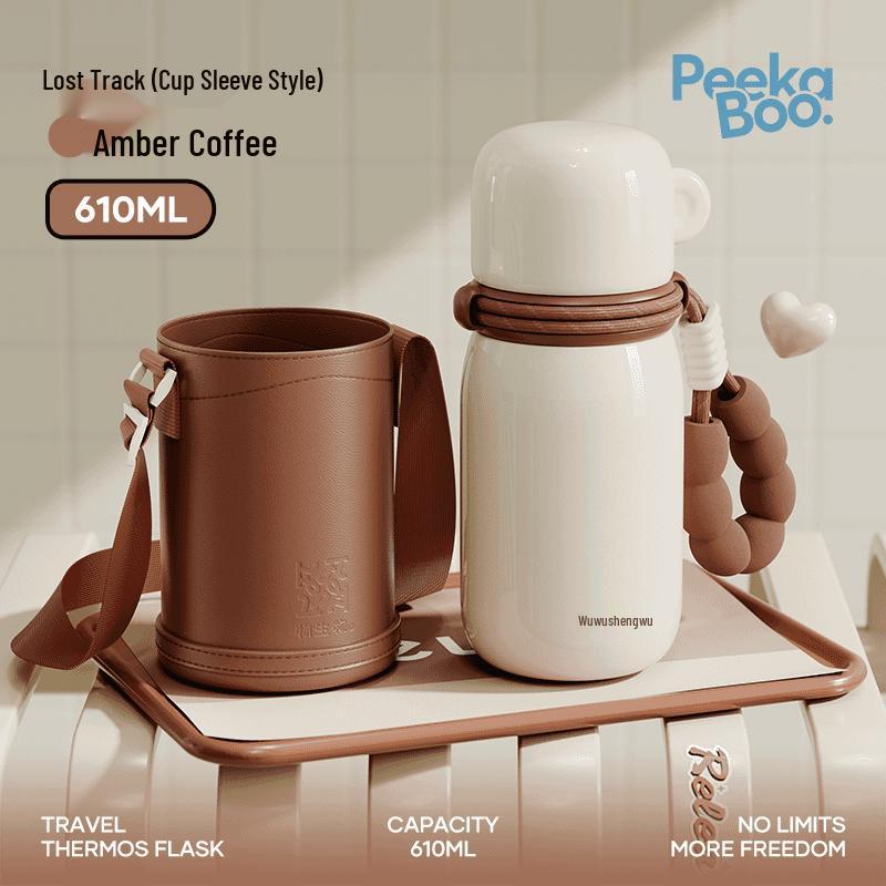 Peekaboo 610ml 316L Stainless Steel Thermos Bottle