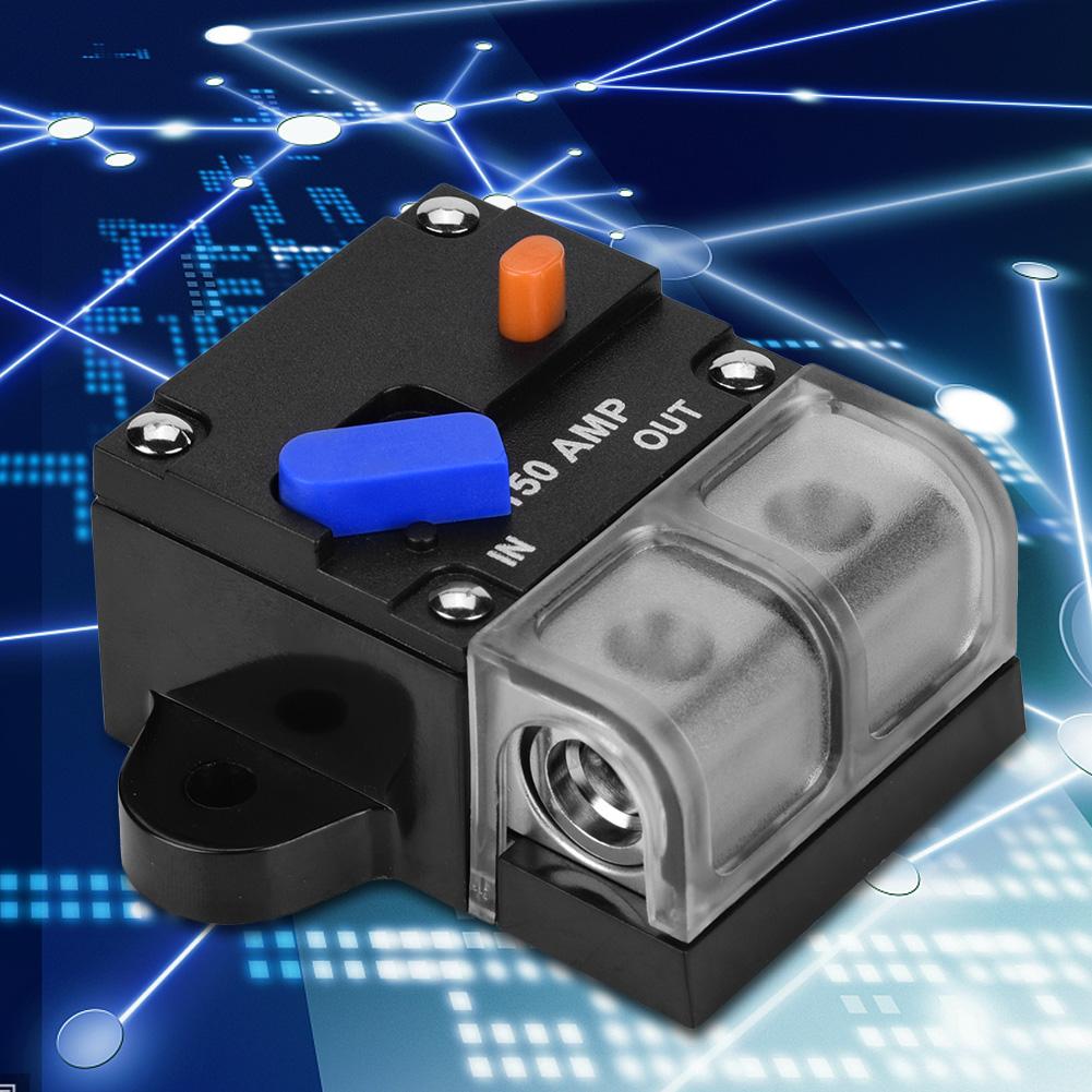 150A Circuit Breaker Automatic Reset Fuse Holder Inverter for Car Automotive