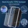 Case For Samsung S24 S25 Ultra Card Slots Wallet Clear Case For Galaxy Note 20 S21 S22 S23 S24 Ultra Plus Transparent Hard Cover