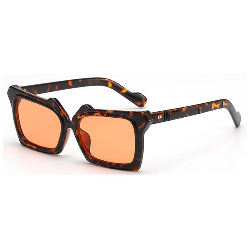Classic retro rice nail small frame square sunglasses, European and American trend anti-sun and anti-ultraviolet sunshades