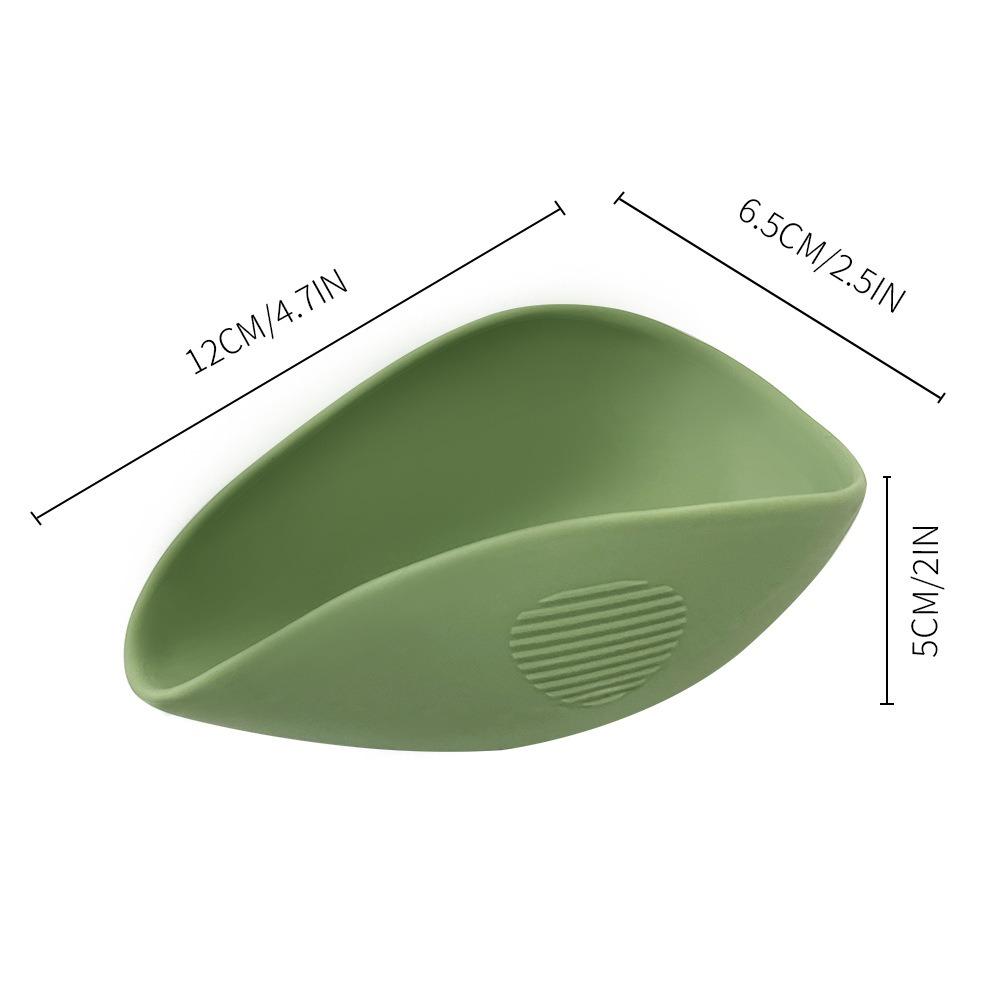 Shovel Design Coffee Bean Dosing Saucer Food Grade Bean Measuring Silicone Separator Tray Resilient Anti-fall Coffee Bean Spoon