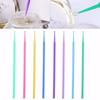 100Pcs10cm3.9"  Micro Brush Disposable Extension Make Up Stick Eyelash Applicator Brush Cotton Swab MYY