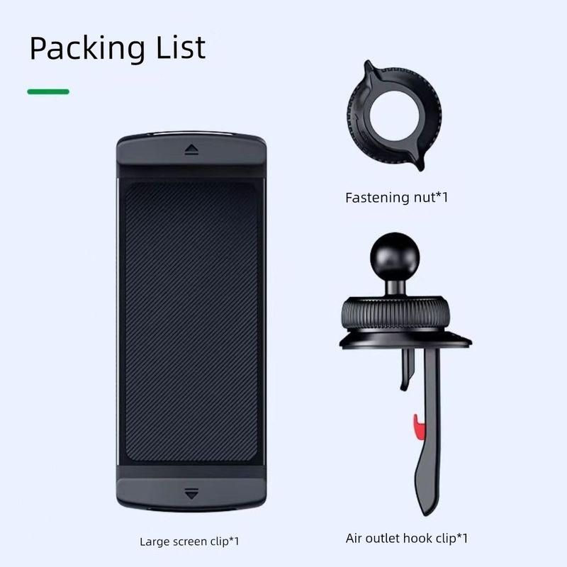 

Metal Gravity Phone Holder for Car, Air Vent Mount, Special Navigation Car Mount, 2025 New Model, Universal H-Style Clip - Air Vent Mount