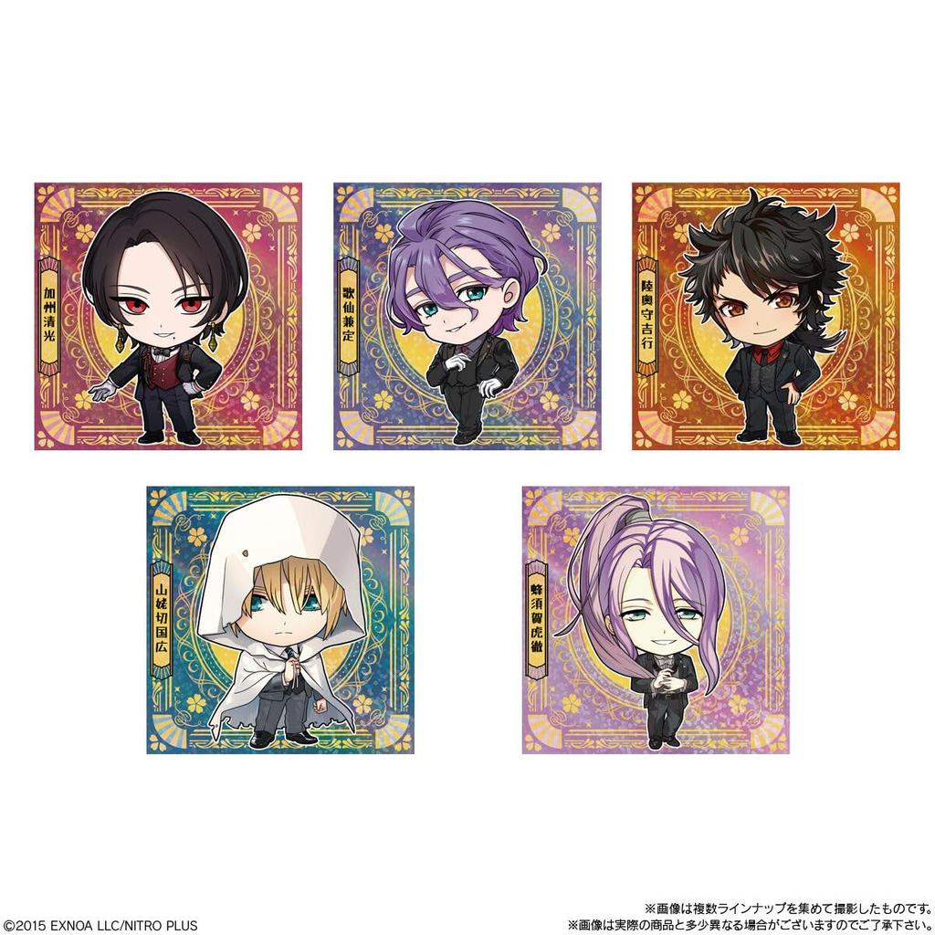 Niformation Ranbu Sticker Wafer 3 BOX "Touken ONLINE" 20-Pack (Candy Toy)