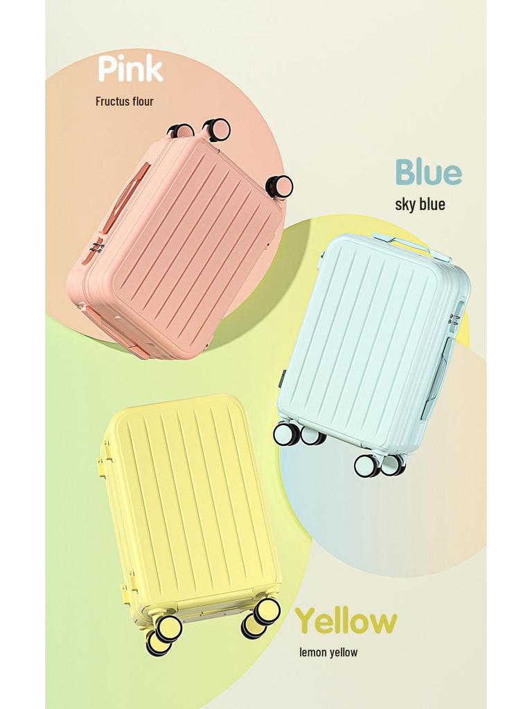 2025 Durable Travel Suitcase with Combination Lock for Students and Adults