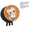 Enamel Cat Golf Ball Marker Magnetic Hat Clip Men Women Golfer Hats Pants Bags Visors Belts Metal Clip Golf Accessories Enthusiasts Gift
