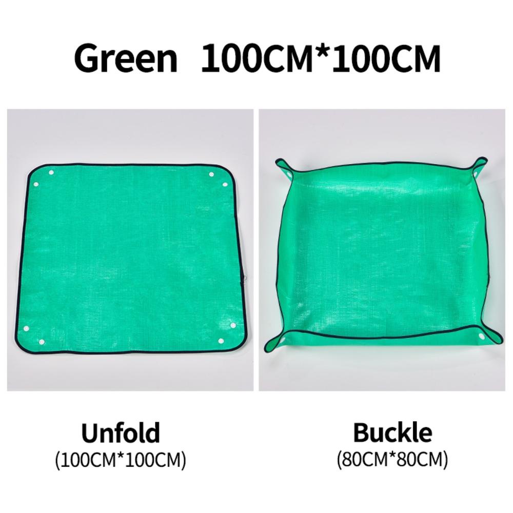 Durable 50cm-100cm Planting Mat Waterproof Reusable Transplanting Mat Foldable Soil Replacement Pad