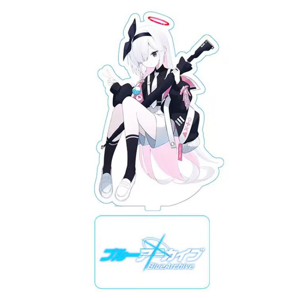 Hot Anime Blue Archive Takanashi Hoshino Cosplay Game Acrylic Action Figure Stand Model Toy Decor Prop Fans Collection Gift
