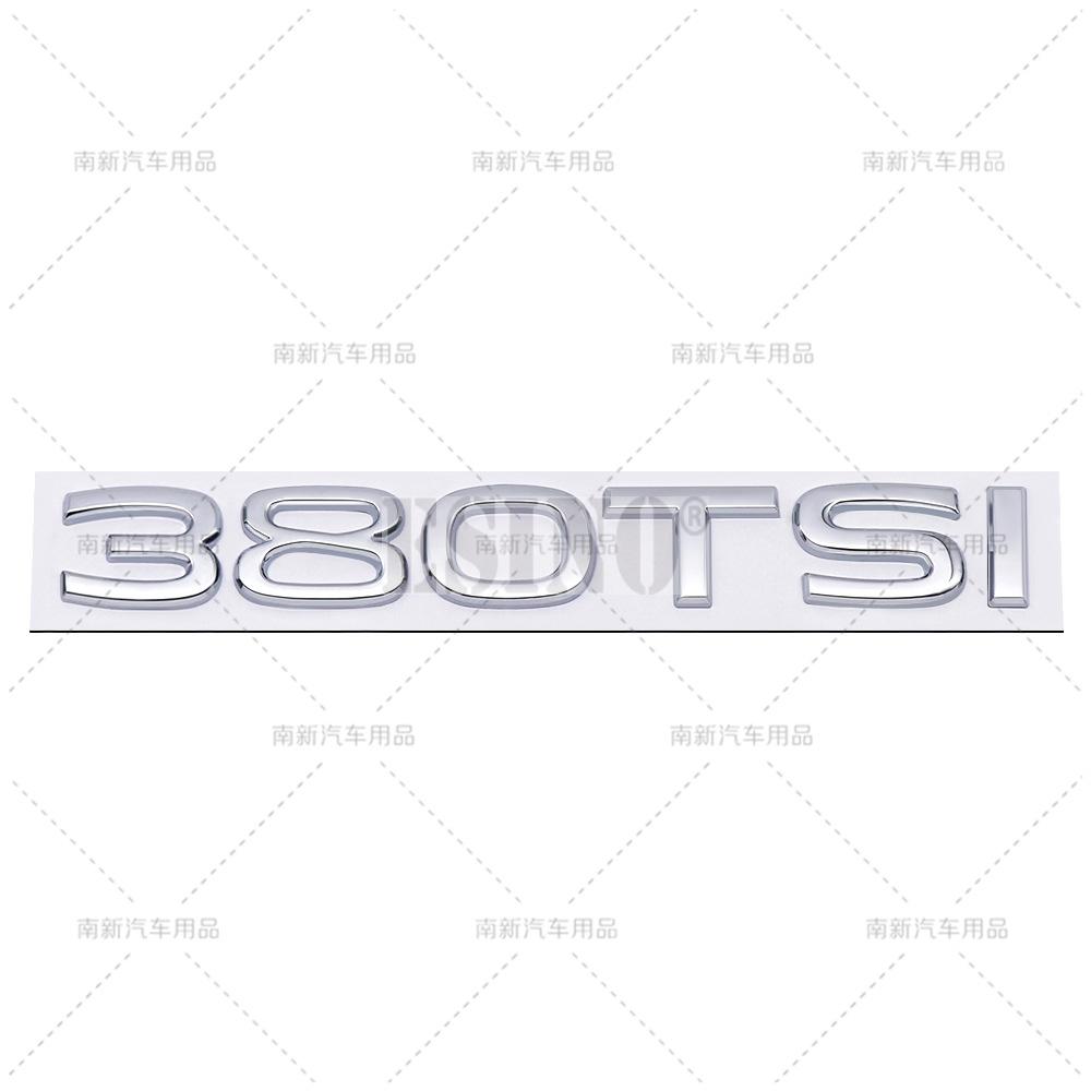 AABIO1 New  Styling 3D 230 280 330 380 TSI Metal Alloy Adhesive Emblem Rear Trunk Badge Fender Sticker Car Body Decal for Volkswagen