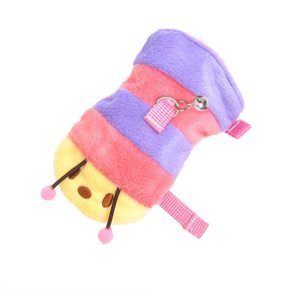 Adjustable Hamster Vest Harness Cartoon Hamster Lead Rope Soft Ferret Walking Leash Walking