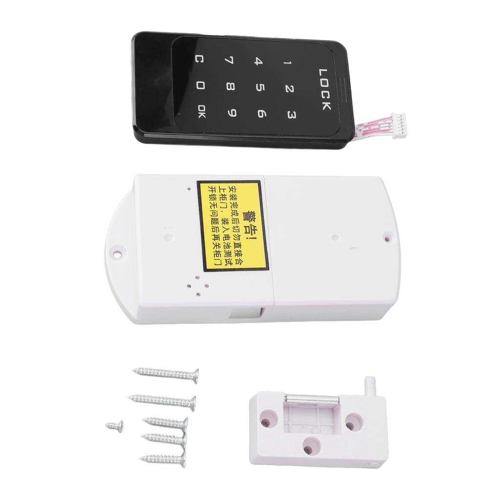 Digitales elektronisches codiertes Schrankschloss Smartes Passwortschloss Touch-Tastatur Garderobe Aktenschrankschloss für Zuhause Büro