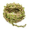 Artificial Green Leaf Jute Rope Vine DIY Craft Fake Greenery Garland for Wedding Home Party Wall Hanging Decoration
