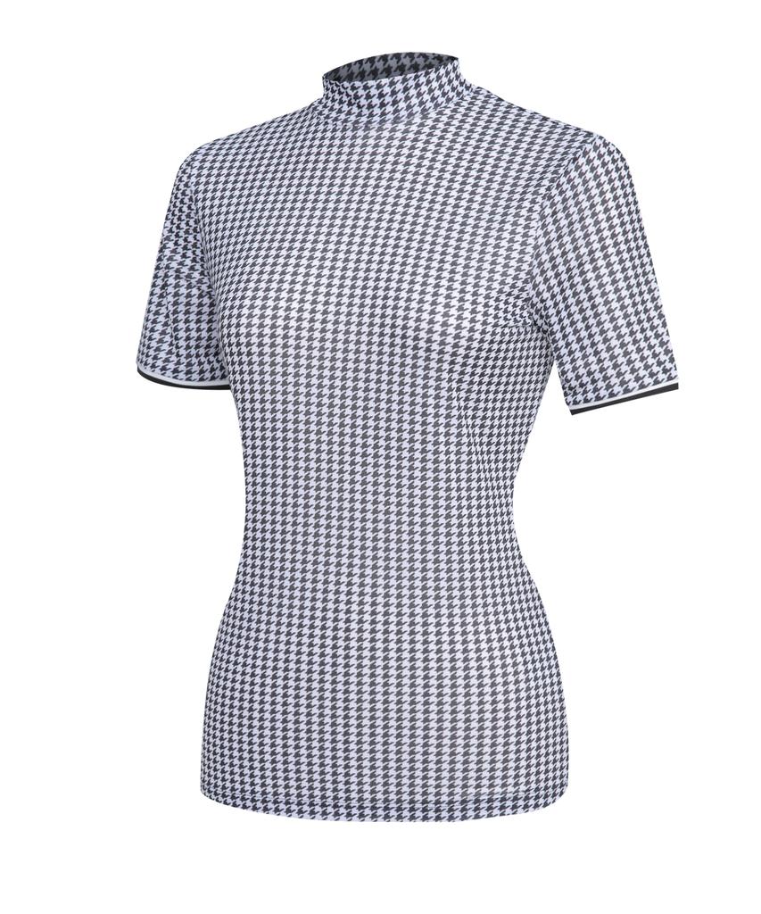 2ELA Summerlake Women'S Cooling Mock Turtleneck Short Sleeve T-Shirt 3 Colors