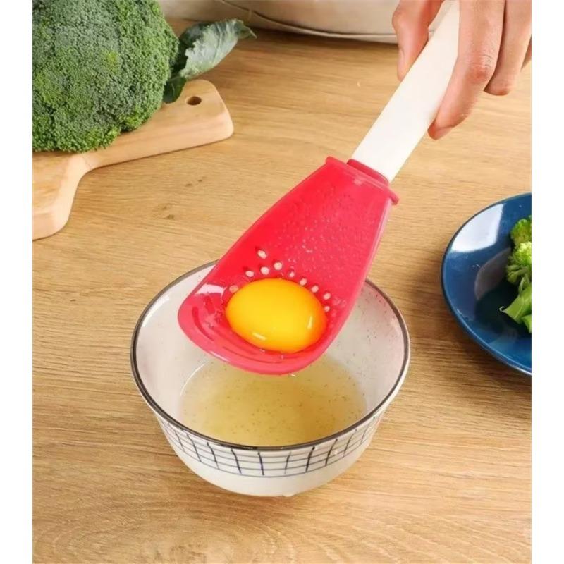 Kitchen Making Tools Multifunctional Cooking Spoon Heat-resistant Hanging Hole Potato Garlic Press Colander Accessories Supplies