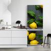 Refrigerator Fridge Cover Fruits Stickers Door Landscape Plant Sea Vinyl Self Adhesive Kitchen Furniture Decor Wrap Freezer Sticker Diy