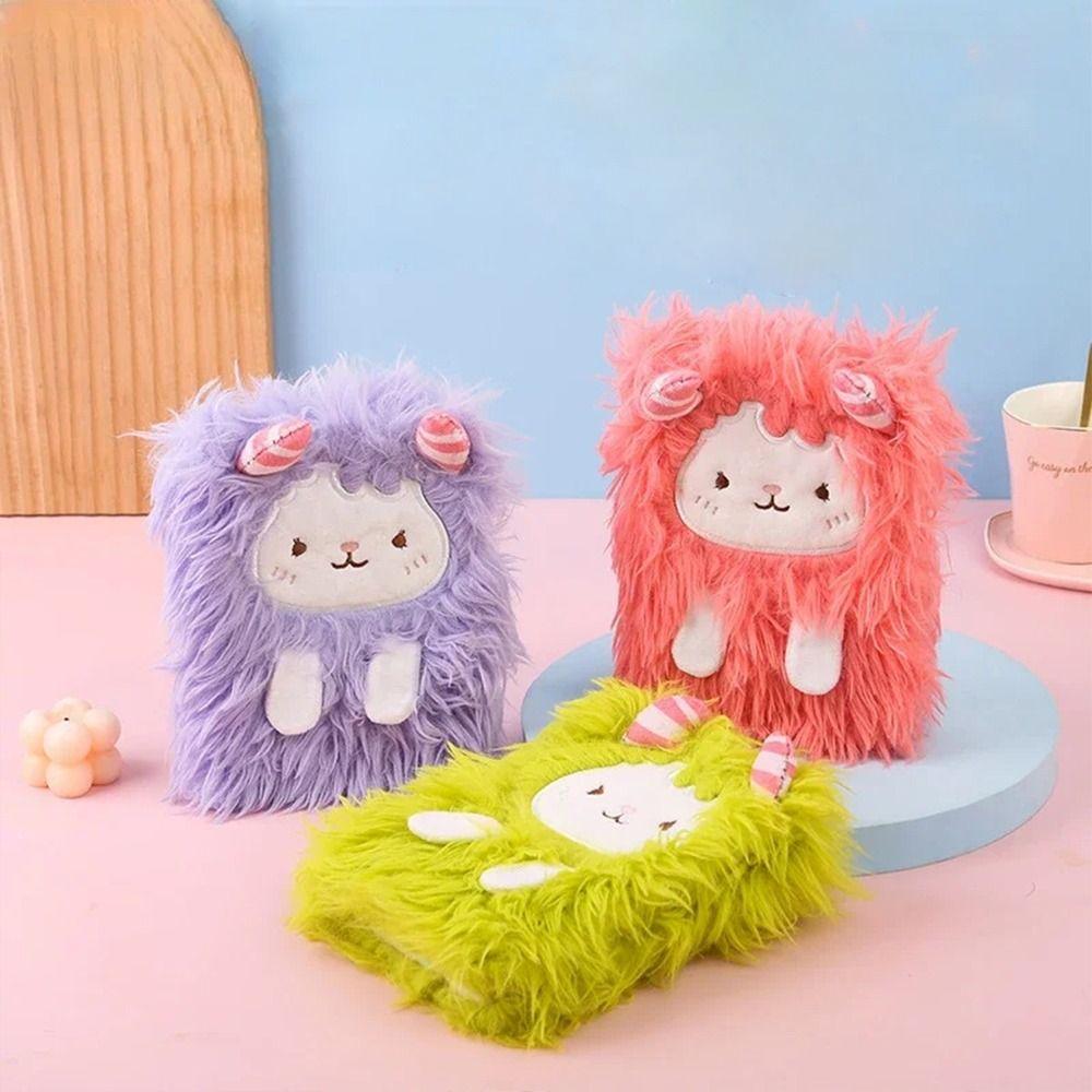 

Journal Book Plush B5 Notebook Daily Planner Kawaii Notebook Furry B5 Notepad Office School B