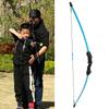 Outdoor Glasfaser Kinder Kinder Jugendliche Anfänger Bogen Bogenschießen Trainingspraxis (blau)