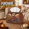 1pc Rural Sports Tissue Box | Multi-Functional Autumn Napkin Dispenser, Two Sizes Available Suitable for Home, Fall Car Decoration Truck Football Farm