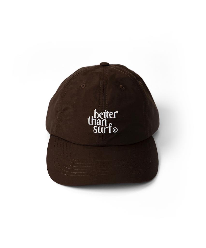 BETTER THAN SURF Smile Logo Beach Cap - Mocha