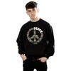 Woodstock Mens Floral Peace Sweatshirt
