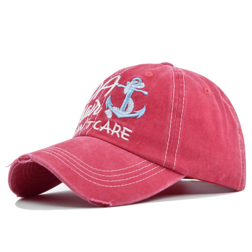 Retro Baseball Embroidered Cap Pure Cotton Material Old Casual Fashion Cool