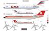 KP Model Passenger Plane Czech Airlines Plastic Model Kit KPM14410 1/144 Tu-134A Airlines/Abiogenex (Airplane)