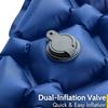 Outdoor Sleeping Pad Camping Inflatable Mattress Ultralight Air Cushion Travel Mat Folding Bed No Headrest For Travel Hiking