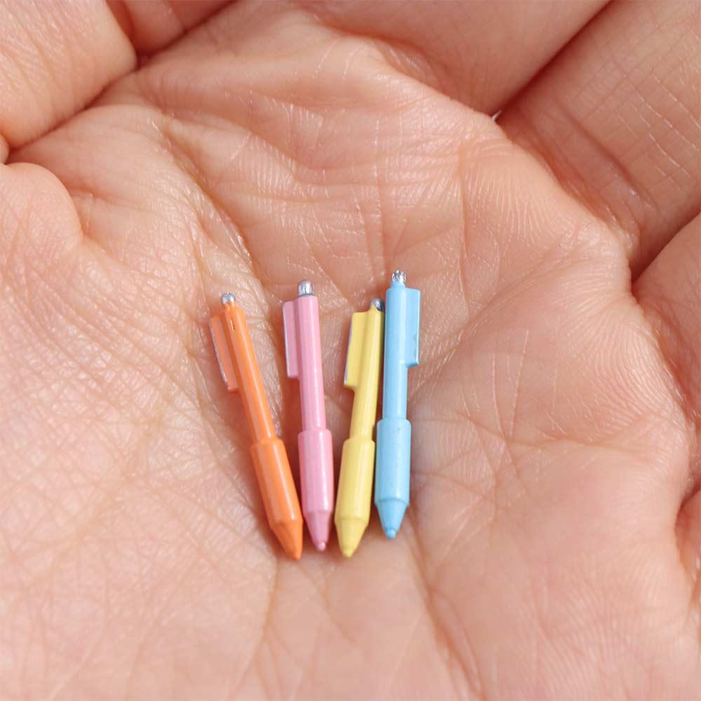 10pcs Study Scene Dollhouse Mini Pen Model Doll House Miniature Things  Dollhouse Accessories