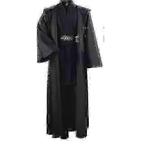 Adult Tunic Costume For Jedi Outfit Skywalker Halloween Cosplay Costume Hooded Robe Cloak Full Set Uniform Three Versions - DSW