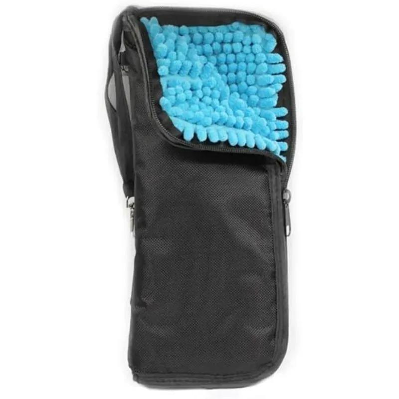New 28X12cm Waterproof Quick Dry Water Umbrella Cover Water-Absorbent Umbrella Bag Case with Zippered Closure Portable