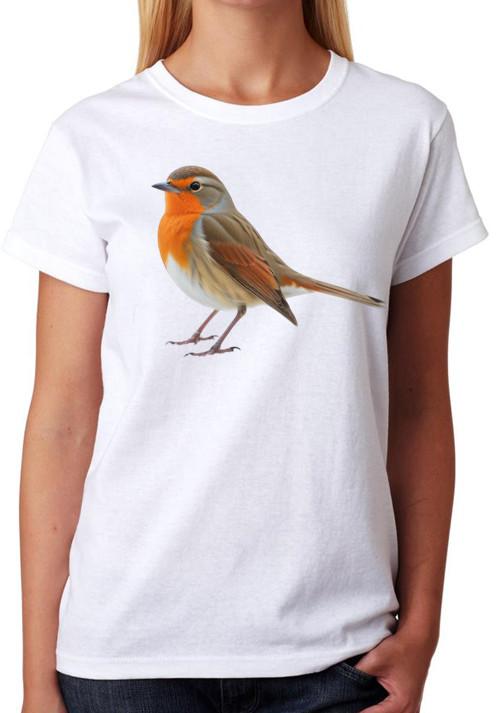 Robin Bird Ladies T-Shirt M
