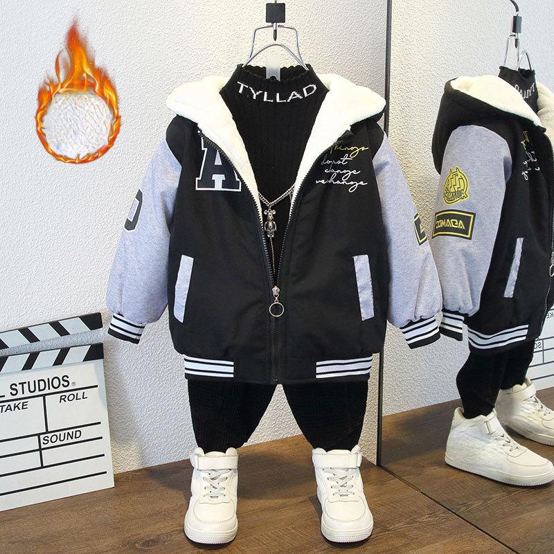 Dziewczęca, gruba kurtka dla dzieci na jesień i zimę