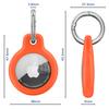 TPU Cover for Air tag Holder with Keychain Protective Shell Tracker Accessories Anti-scratch Sleeve For Air tag Case